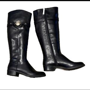 Tommy Hilfiger Black Riding Boots